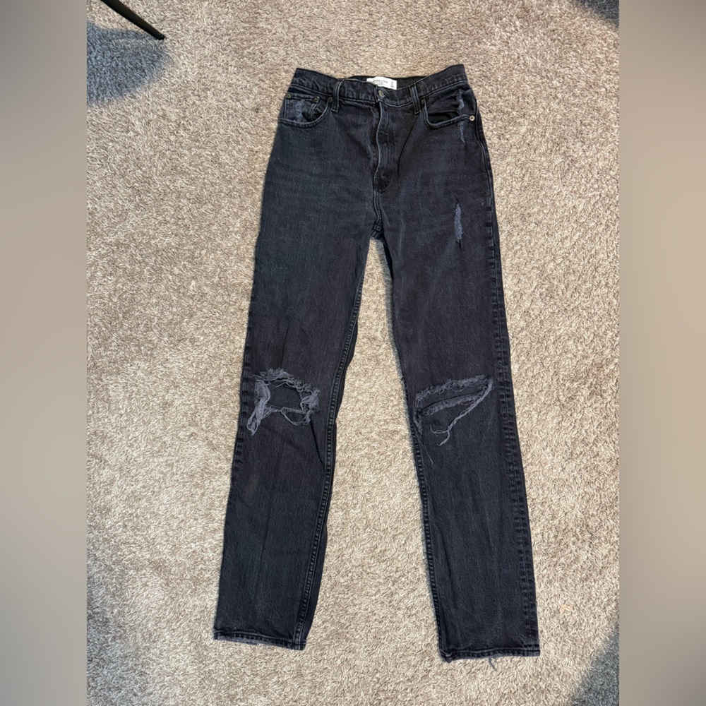 Abercrombie & Fitch 90s Straight Ultra High Rise